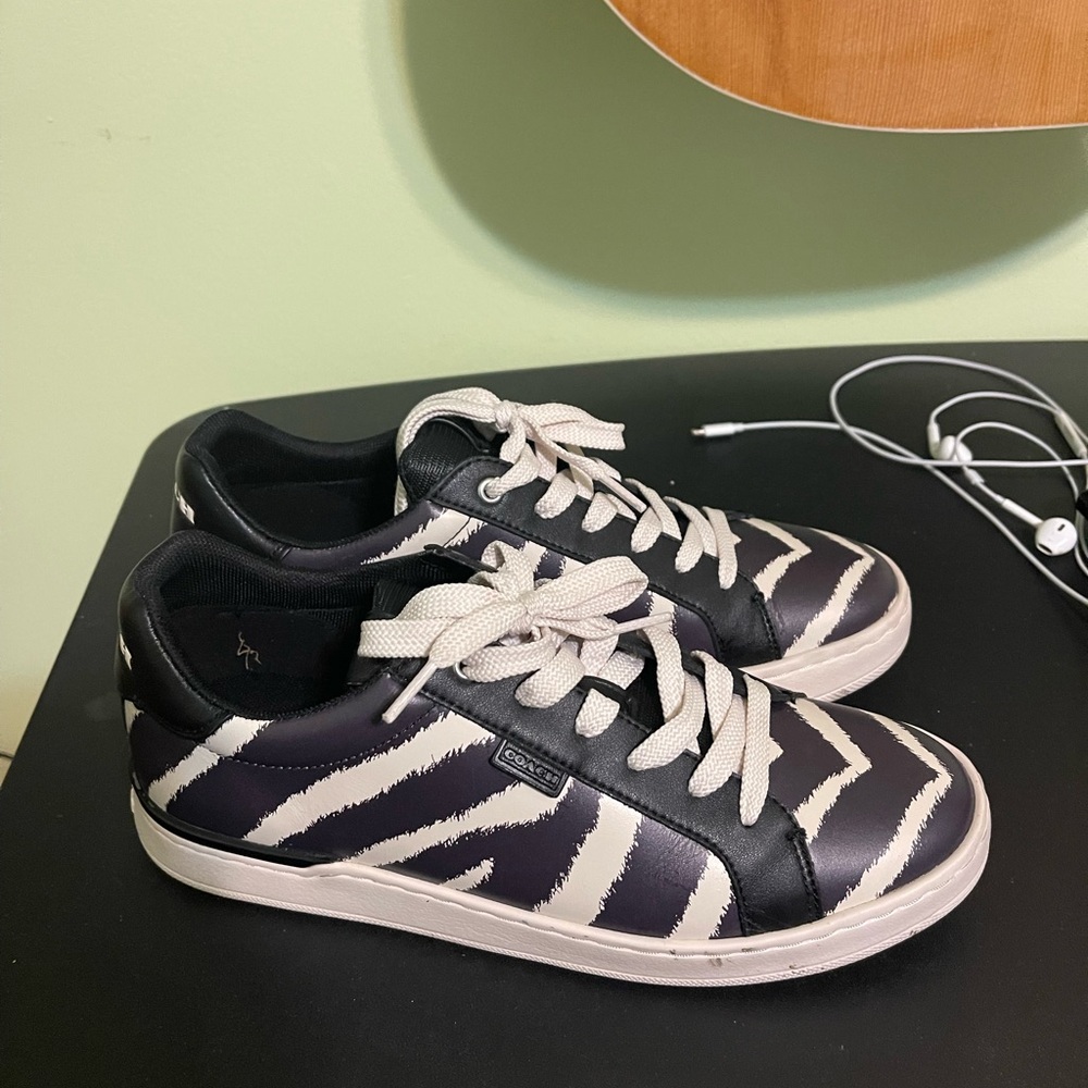 Coach Zebra Women's Sneakers - Picture 5 of 6